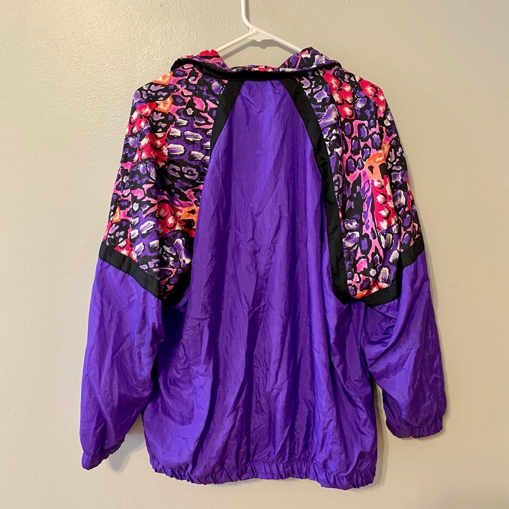 Vtg c.1990s windbreaker 🖤 - Picture 3 of 13